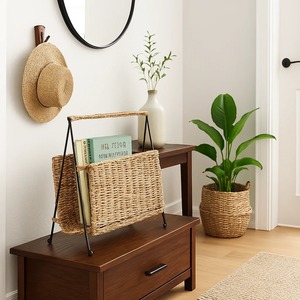 Décoration de bureau moderne en bois tissée à la main personnalisable pour la maison bureau Diwali mariage autres occasions - Product Image 5