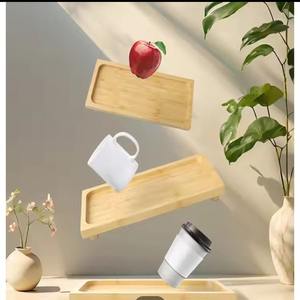 Bandeja de bambú rectangular personalizada, diseño Art Deco, venta al por mayor, cesta de desayuno para Spa, juego de servicio para comida, frutos secos, cubiertos de caramelo, para Diwali - Product Image 5