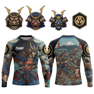 Chemise de compression par sublimation Bjj Rash Guard Tissu extensible dans les 4 sens Jiu Jitsu brésilien Kimonos Gis Manufacturing Company - Product Image 1