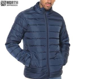 Blouson matelassé unisexe de haute qualité, chaud, imperméable, réversible, doublure en fibre de bambou, logo sur le devant, style moto et motard - Product Image 1