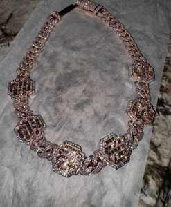 เครื่องทดสอบเพชรผ่านกระฮิปฮอป S925เงินเพชรน้ำแข็ง3แถว14มม.-20มม. VVS Moissanite cuban Link Chain สำหรับผู้ชาย16มม. 18มม. - Product Image 4