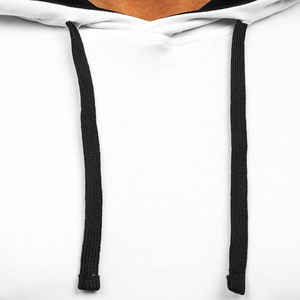 Camiseta Blanca con Capucha para Hombre, Manga Corta, Logotipo Frontal, Estilo Casual, Tejido de Punto, Color Sólido, Corte Regular, Transpirable, Ropa Urbana - Product Image 6