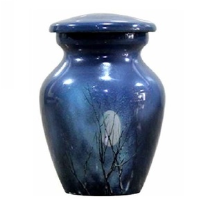 New Design Brass Cremation <b>Keepsake</b> Urns With Gold Multi Color Painting And Yellow Color Finished Metal Funeral Urns - Product Image 5