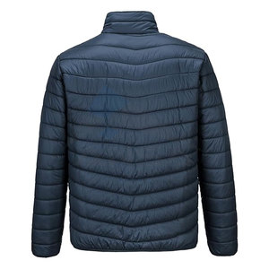 Proveedor a granel Chaquetas acolchadas con aislamiento ligero para hombre Abrigo de senderismo de esquí de invierno Diseños de colores OEM, pantalla de hojaldre, bordado - Product Image 2