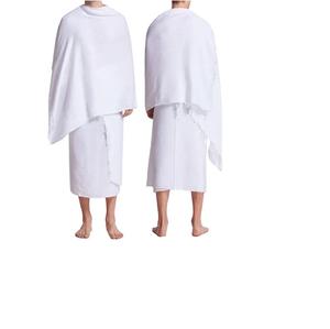 Ensemble d'Ihram compressé à séchage rapide de qualité supérieure, vêtements de pèlerinage, vêtements musulmans arabes, Hajj, Umrah, microfibre, personnalisable, BD - Product Image 1