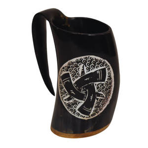 Super Qualité Meilleure Vente Viking Tasse à Corne à Boire Nouvelle Collection Tasse à Vin Tasse à Corne Indienne pour la Fête Couleur Corne Naturelle - Product Image 4