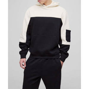 2025 ropa de calle personalizada 100% algodón Jogging ropa deportiva gimnasio chándal 2 piezas chándal conjuntos de hombre - Product Image 6