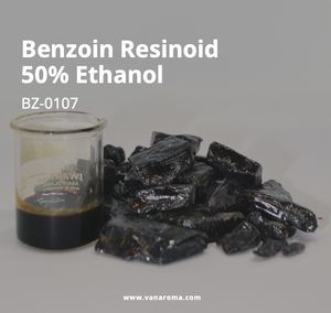 Resina de Benzoína 50% en Etanol, Aceite Líquido para Aromaterapia (BZ-0107) Aroma a Vainilla - Product Image 1