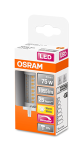 หลอดไฟ LED แบบเส้น R7S 8.5W 2700K 1055Lm 78 มม. ปรับความสว่างได้ (Osram 432512) - Product Image 2