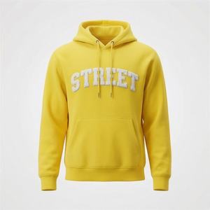 Sudadera con Capucha de Algodón Casual Personalizada para Hombre, Diseño 3D Bordado a la Moda, Tallas de Diseñador, Oferta al por Mayor de Invierno a Bajo Precio, Ropa Urbana - Product Image 1