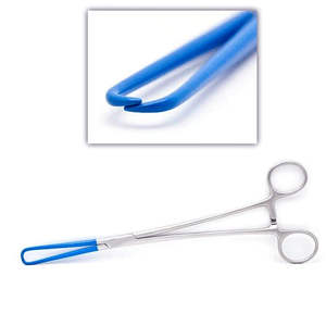 Offre Spéciale 9.50 ''pince éponge droite à revêtement bleu Instruments électrochirurgicaux de gynécologie Source d'alimentation manuelle MOL CE approuvé - Product Image 5