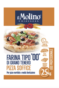 Farina di frumento 00 per PIZZA SOFFICE farina naturale al 100% di alta qualità pizza morbida e gustosa con tempo di lievitazione medio - Product Image 3