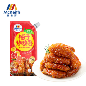 Salsa Coreana para <span class=keywords><strong>Pollo</strong></span> <span class=keywords><strong>Frito</strong></span> con Pomelo y Yuzu, Glaseado <span class=keywords><strong>Agridulce</strong></span> Suave, Bolsa de 1 kg para Alitas, Muslos y Aperitivos - Product Image 1