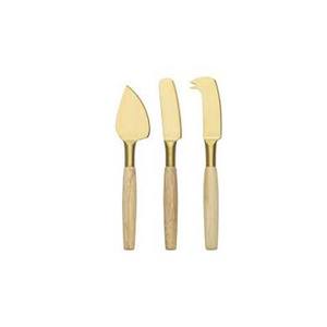 Unique Silver Plated Blade Stainless Steel Silver Round Metal <b>Twisted</b> Design Handle Cheese <b>Knife</b> Slicer & Spreader Fork Set - Product Image 4