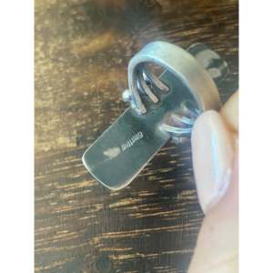 Anillo de hombre Harold Joe Spiny Oys y plata de ley, talla 5, con patrón geométrico y engaste de coral para uso diario - Product Image 5
