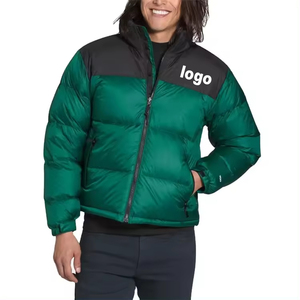OEM Custom logo Wholesale Quality Men Winter Plus Size <b>Bubble</b> <b>Coat</b> Customized Colorblock Puffer Jacket - Product Image 1