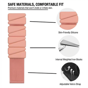 Juego de Pesas de Silicona Desmontables de Secado Rápido y Resistentes al Sudor para Muñecas y Tobillos, para Entrenamiento HIIT y <span class=keywords><strong>Crossfit</strong></span> - Product Image 2