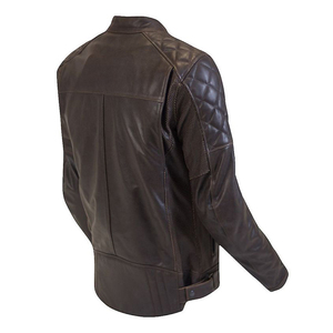Chaqueta de Cuero para Motociclista, Negra, Económica, con Forro Interior para Hombre - Product Image 1
