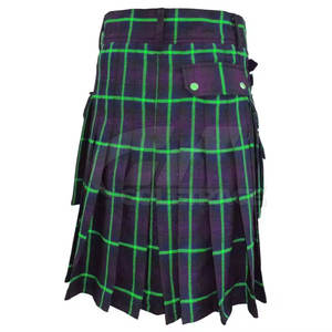 Diseño de Ajuste Cómodo, Kilts Escoceses de Tela de Lana/Algodón, Personalizables para Eventos de Vestimenta Highland - Product Image 3