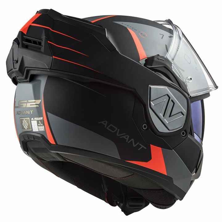 LS2 ADVANT CODEX MAT SİYAH-TITANIUM KASK