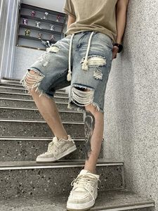Pantalones cortos de mezclilla para hombre, de apariencia informal a de Festival, se adapta a las tendencias y marcas, las mejores formas de estilizar pantalones cortos de mezclilla para hombre en 2025 - Product Image 3