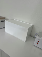 Boîte de rangement cosmétique moderne en acrylique écologique anti-poussière pour cotons-tiges, rouge à lèvres, démaquillant - Multifonctionnelle