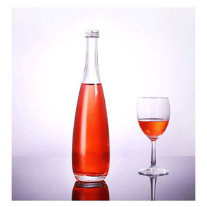 Botella de Vidrio Transparente de 330ml/500ml con Corcho, Ecológica, Esmerilada, para Vino Helado, Jugo de Frutas y Tequila - Product Image 2