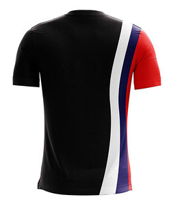 Maillot de football personnalisé par sublimation avec impression de nom et de numéro, imperméable, 100% polyester, décontracté, pour l'entraînement, utilisation estivale - Product Image 2