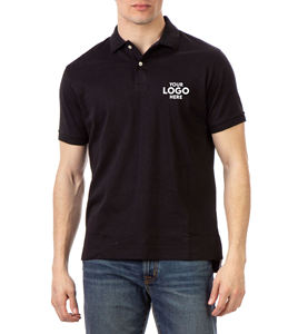 Piqué de manga corta para hombre para camiseta Polo de alta calidad 100% poliéster algodón logotipo personalizado peso pesado 240 gramos mejor diseño - Product Image 5