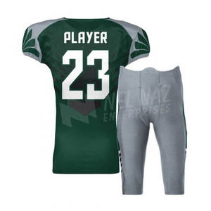 Full Custom American Football Practice Uniform For <b>Men</b> College Team With Reinforced Shoulders and Mesh Panels wholesale jersey - Product Image 2