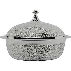 Casserole en métal gravé tendance industrielle Style moyen-orient chauffe-aliments nouveauté cadeaux de pendaison de crémaillère - Product Image 4