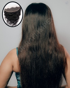 Natural Brown Black 13x4 HD for Swiss for Lace Frontal <b>Wigs</b> for Women Good Density 360 for Lace Frontal Remy Hair Extensions - Product Image 2