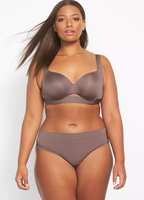 Vente en gros de sous-vêtements sexy pour femmes, string sans couture, culottes pour femmes grandes tailles, tricotées, teintes unies, 84% nylon/16% élasthanne