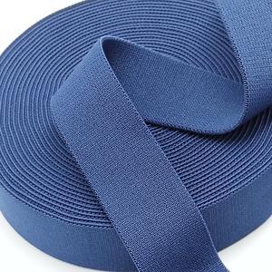 Venta al por mayor pequeño MOQ 25mm ropa tejida correas suave Nylon Jacquard cintura carta decoración antideslizante Spandex elástico - Product Image 4