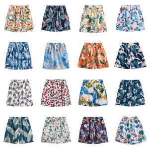 Venta caliente hombres Casual deportes playa suelta satén 100% algodón sólido personalizado impermeable secado rápido bajo precio al por mayor impreso - Product Image 6