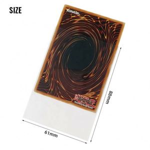 Fundas Protectoras de Plástico Transparente para Tarjetas Coleccionables de 6 Pulgadas, Impresión por Transferencia de Calor, Estilo Moderno, para Yu-Gi-Oh! Juegos - Product Image 3