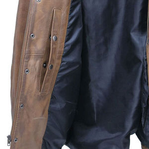 Top ventes, chemise en cuir personnalisée de haute qualité pour homme, manches longues coupe ample avec col coupe boxy, streetwear respirant - Product Image 4