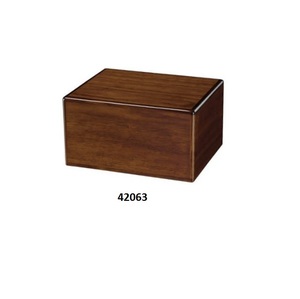 Vente chaude Top Meilleure Qualité Urne Adulte De Crémation En Bois Naturel Pour Cendres Humaines Avec Sac De Velours Gratuit Fini Cerise - Product Image 3