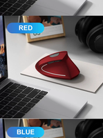 Pasokan grosir stok tersedia pabrik Mouse tangan kanan vertikal generasi ke-5 Mode ganda nirkabel isi ulang