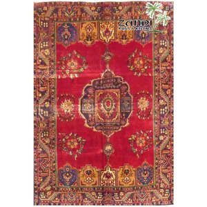 Alfombra de Lana Hecha a Mano en Tabriz de Primera Calidad con Diseño Clásico Anudada a Mano para Decoración de Pisos de Hogar u Oficina - Product Image 1