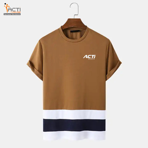 Le Pakistan a fabriqué un t-shirt en tissu confortable Design unique T-shirt d'été pour hommes Design T-shirt à quantité minimale de commande bas - Product Image 1