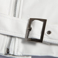 Veste d'hiver en cuir véritable de qualité supérieure Doublure douce et confortable Parfaite pour les tenues décontractées et les tenues tendance au quotidien