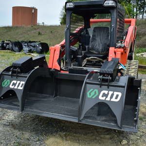 Caterpillar CID Skid Steer <b>Loader</b> Mini <b>Loader</b> Attachment with Mulcher Bucket 4 Ton Capacity Motor Front <b>Loader</b> <b>Backhoe</b> <b>Loader</b> - Product Image 1