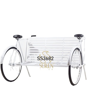 Unidad de exhibición de Metal de estilo antiguo para Hotel, boda, restaurante, bicicleta para diseño único de granja y sala de estar, características de almacenamiento - Product Image 2