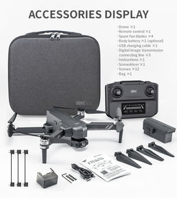 Accessoires HOSHI pour drone <span class=keywords><strong>SJRC</strong></span> <span class=keywords><strong>F11s</strong></span> 4K Pro+ Chargeur de batterie Hélice Lame Sac de transport Pièces de rechange d'origine <span class=keywords><strong>F11S</strong></span> 4K PRO - Product Image 2
