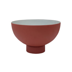 Cuenco de flores de Metal de forma redonda para el hogar, sala de estar, decoración de mesa, jarrones de flores hechos a mano con acabado esmaltado, cuencos - Product Image 4