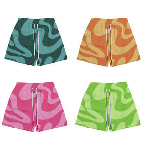 Shorts personnalisés à impression par sublimation pour hommes tendance en gros Shorts du fabricant de vêtements pour hommes Shorts respirants en tissu de maille vierge - Product Image 2