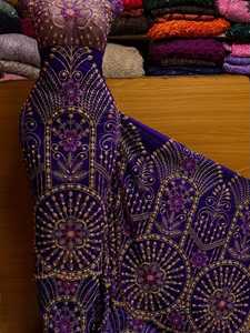 AWAIS HOUSE Ropa Africana Kanga Ecológica Ligera de Talla Grande con Bordado de Encaje en Tela de Poliéster para Ocasiones Especiales para Mujer - Product Image 3