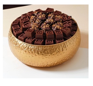 Newly Launched Customized Engraved Metal Serving Bowl Stylish Chocolate & <b>Sweets</b> Server for <b>Parties</b> - Product Image 5