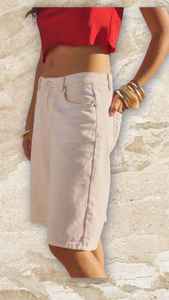 Vintage S Taille Denim Shorts Jeanagers Autre Artisanat Jeans Pantalon Court - Product Image 2